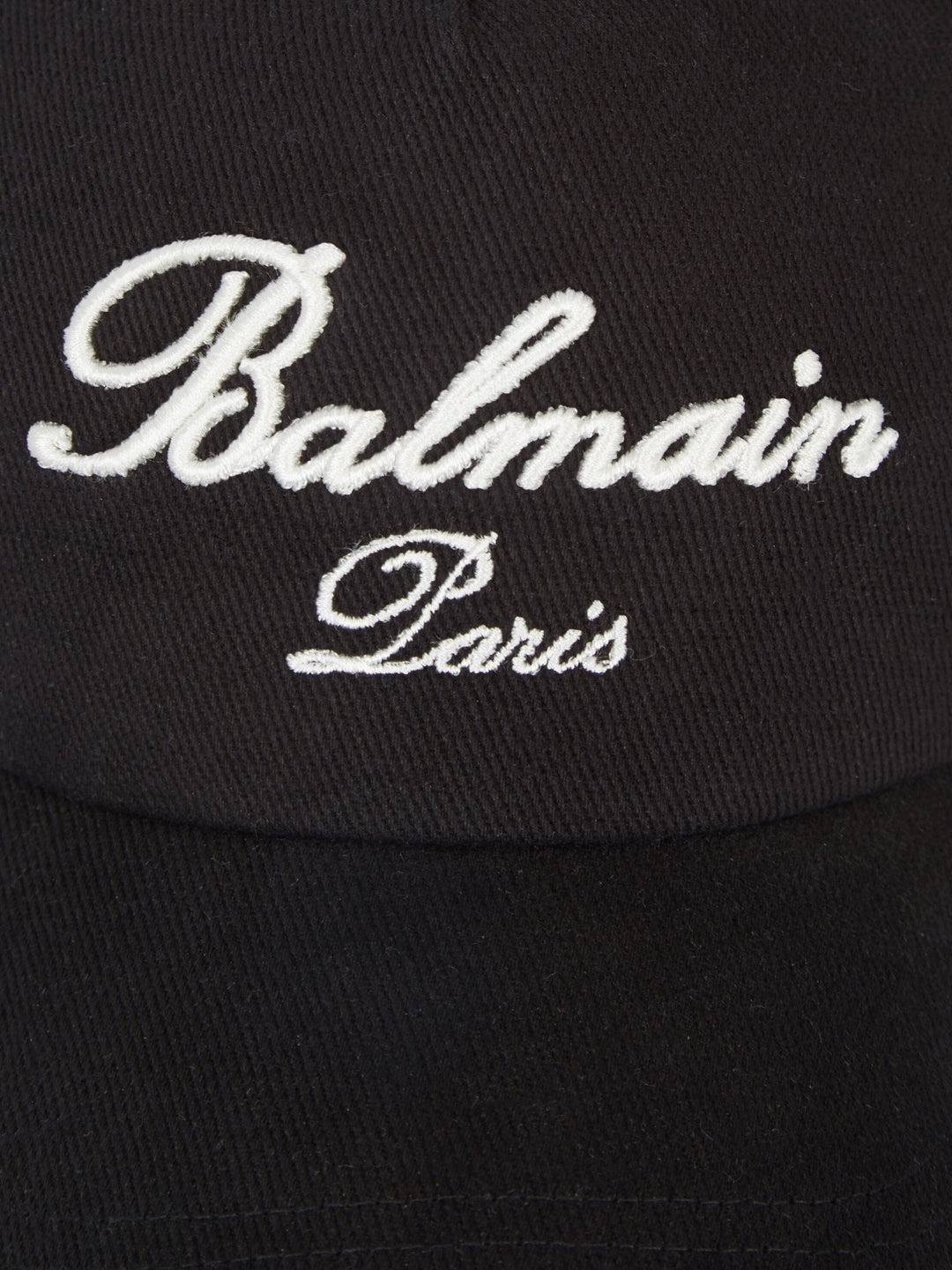 Balmain Signature Cotton Cap - 4
