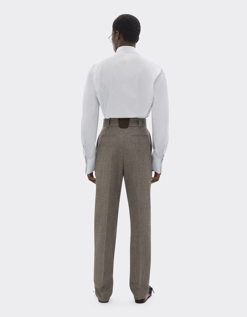 Trousers in mélange wool twill 4