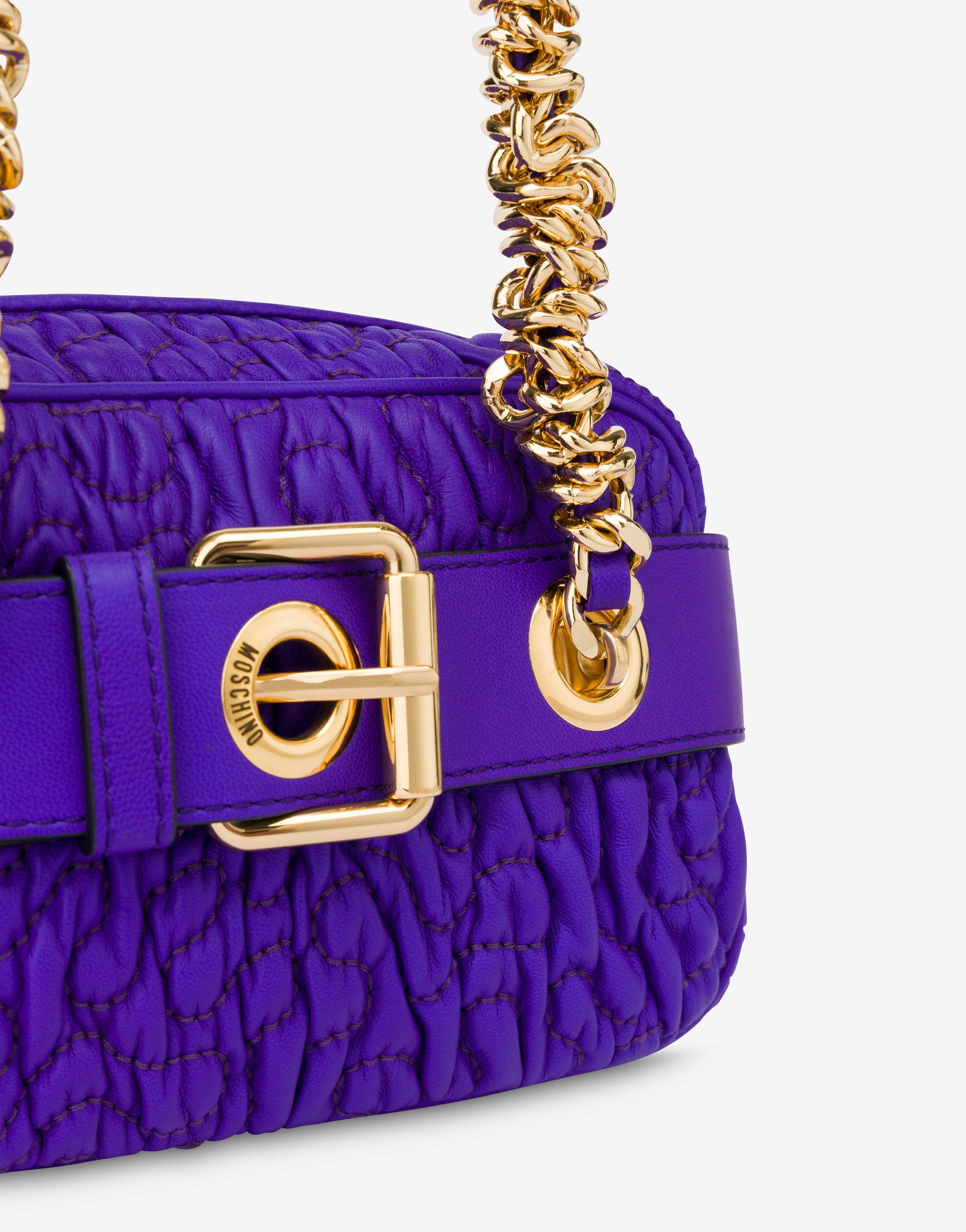 DESTROYED CHAIN QUILTED HANDBAG - 4