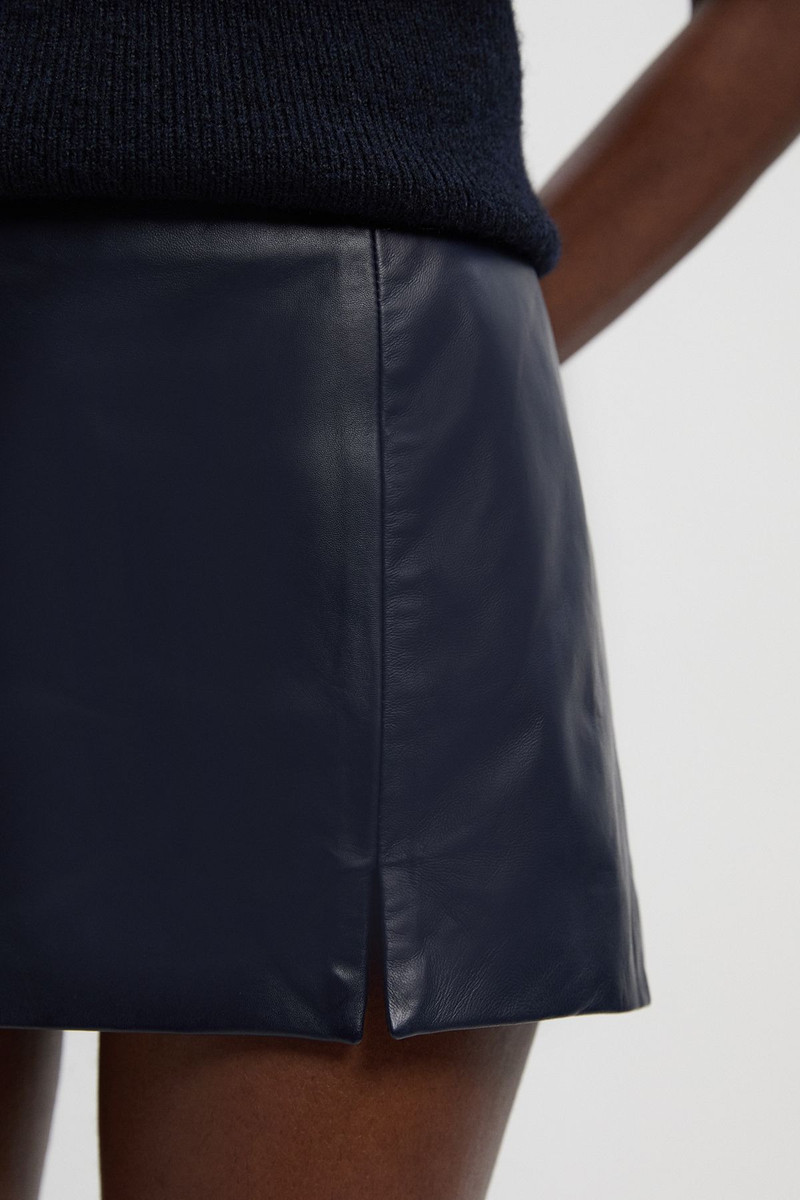 Leather Micro Mini Skirt 3