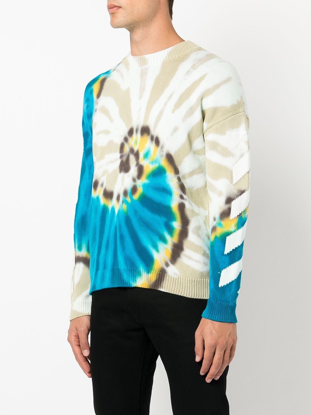 Diag tie-dye jumper - 3