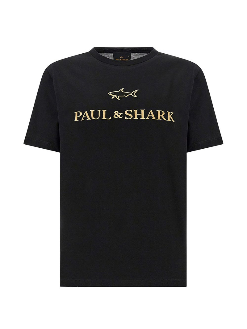 embroidered-logo T-shirt 1