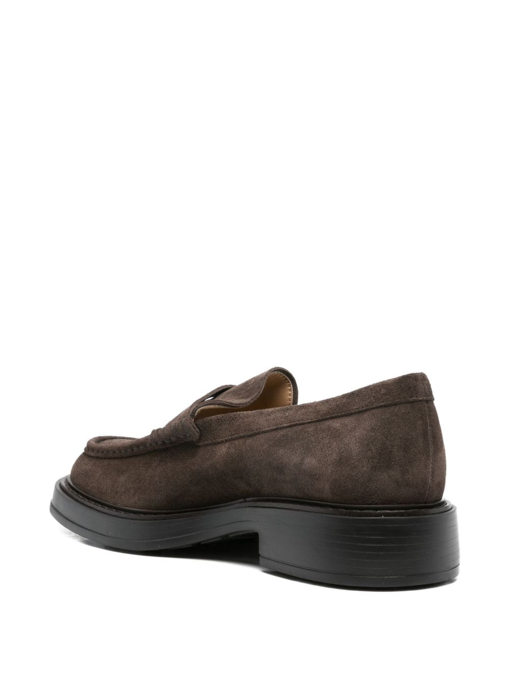 suede penny loafers - 3