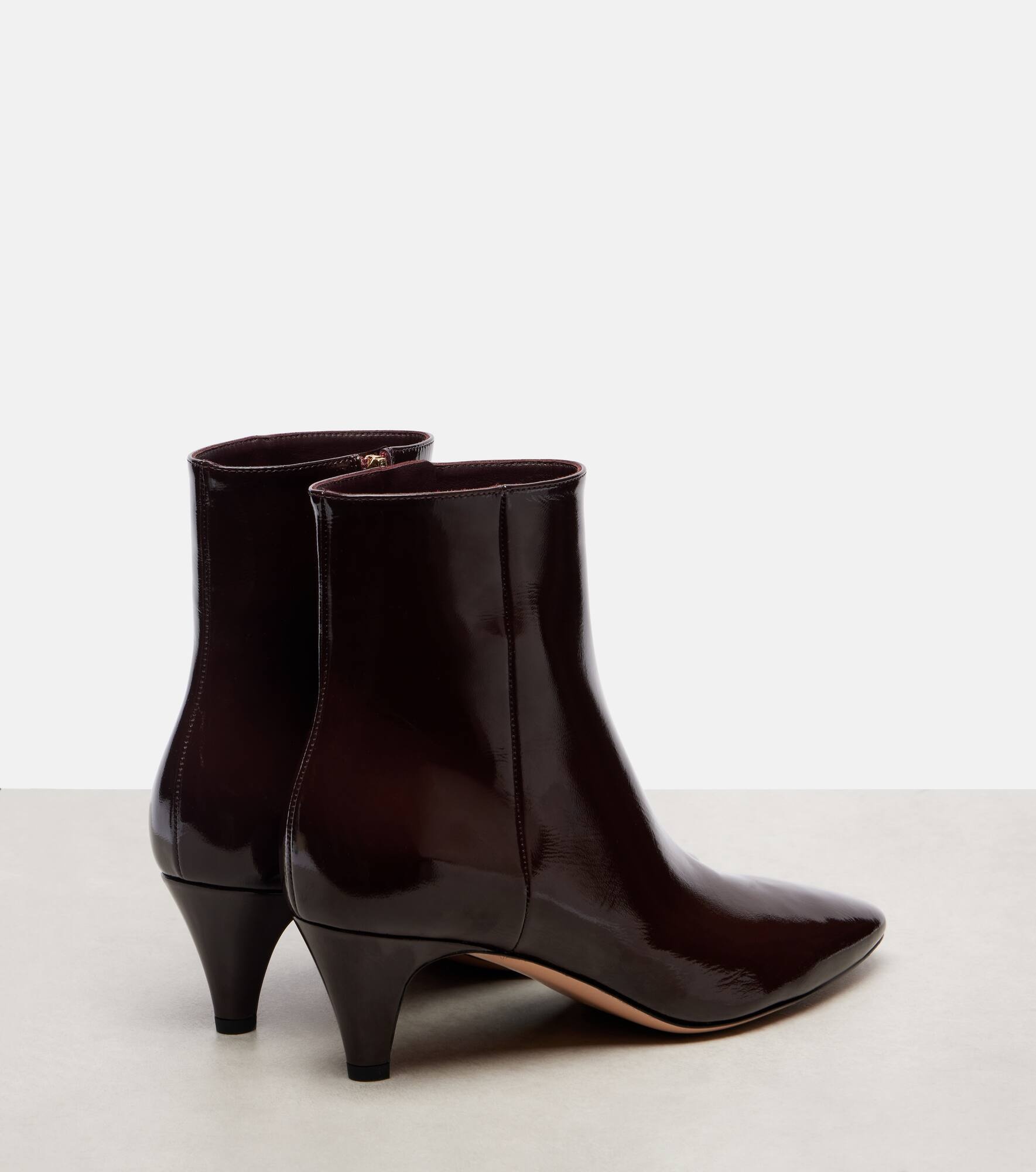 55 patent leather ankle boots - 2