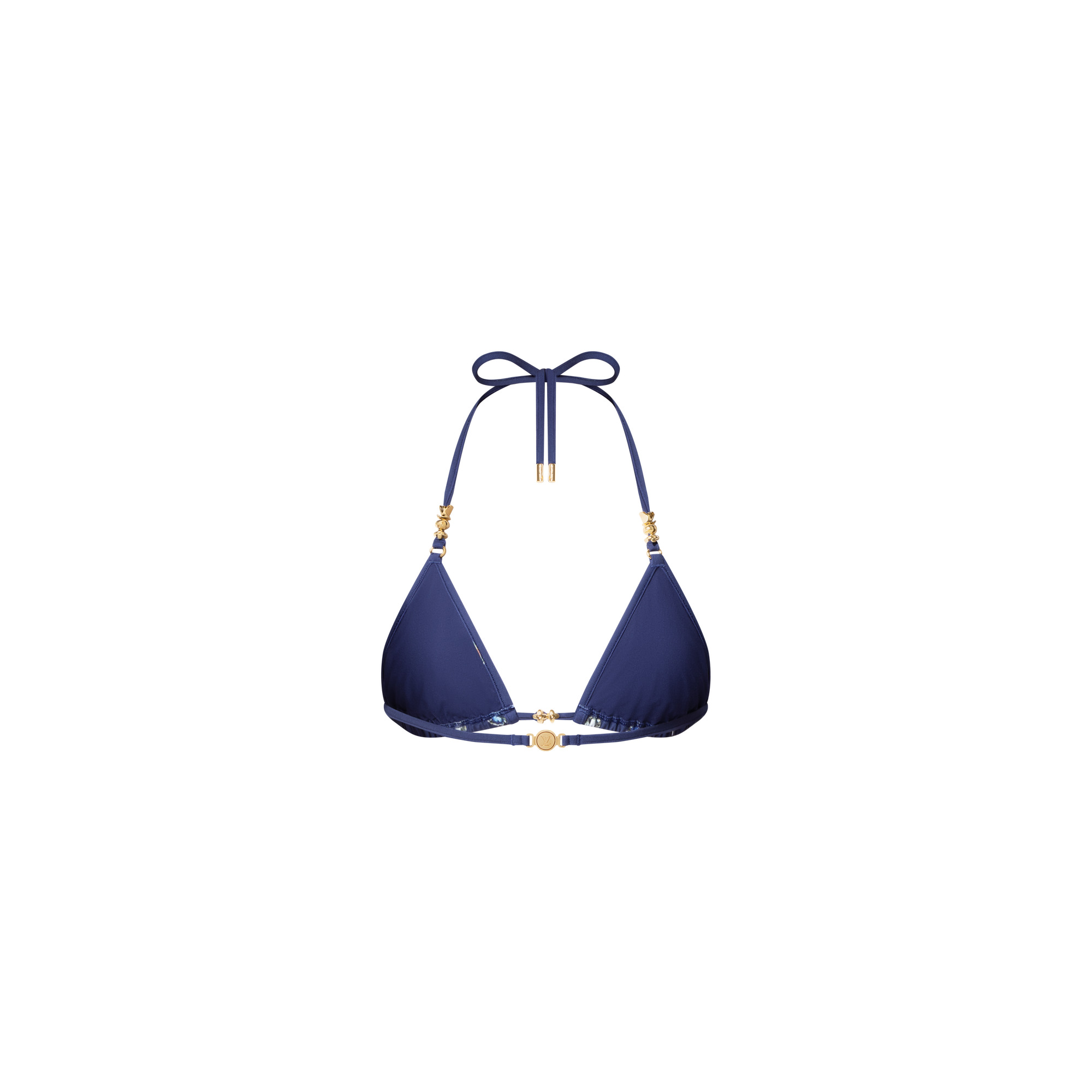 Necklace Print Bikini Top - 3