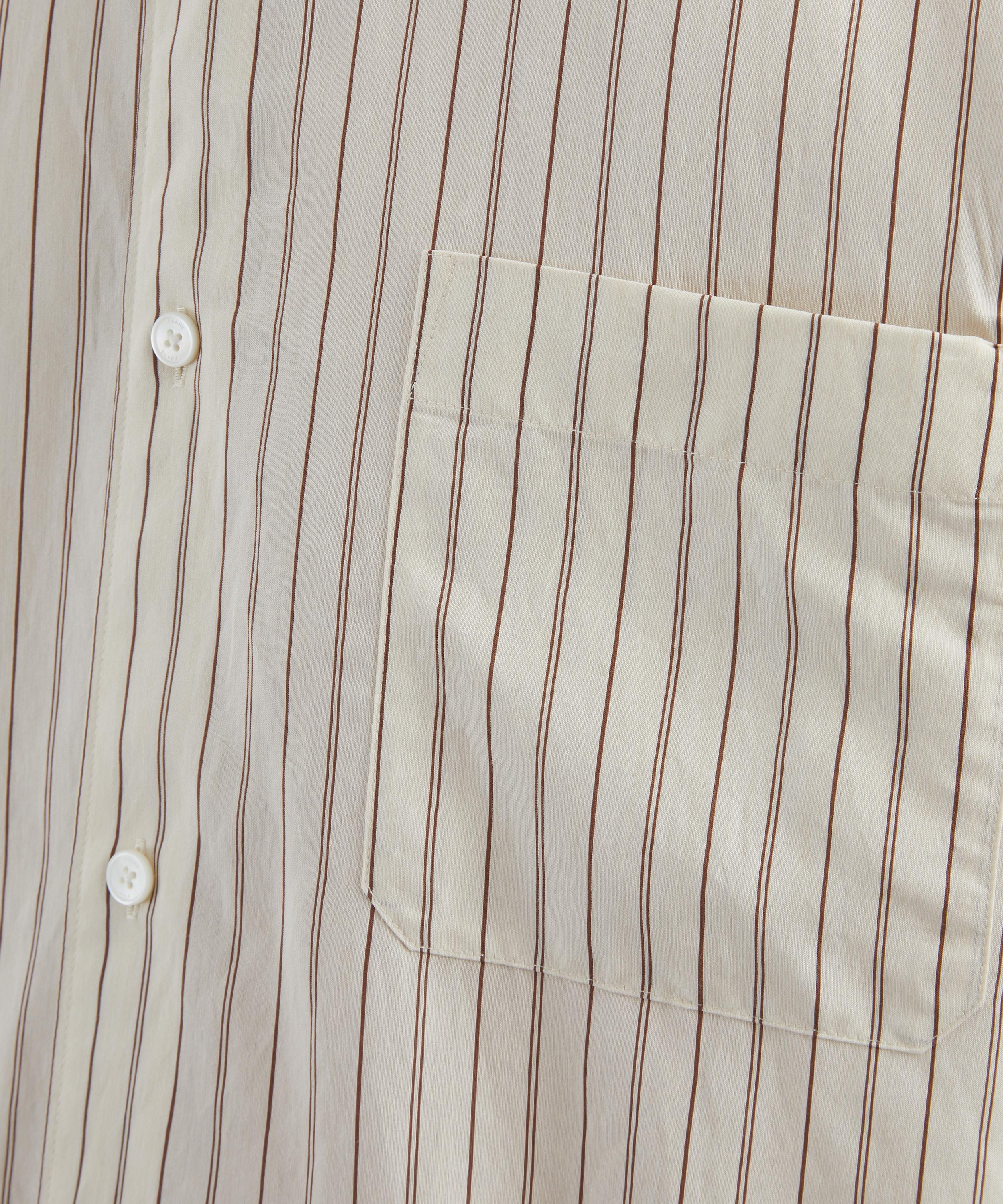 Brown-Striped Shirt - 5
