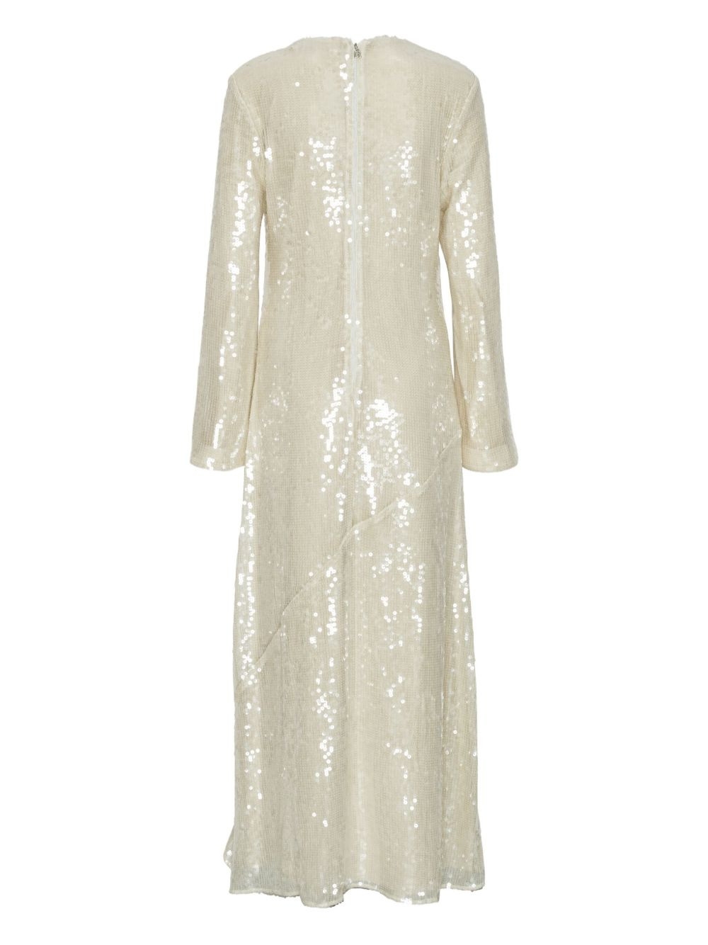 sequin-embellished maxi dress - 4