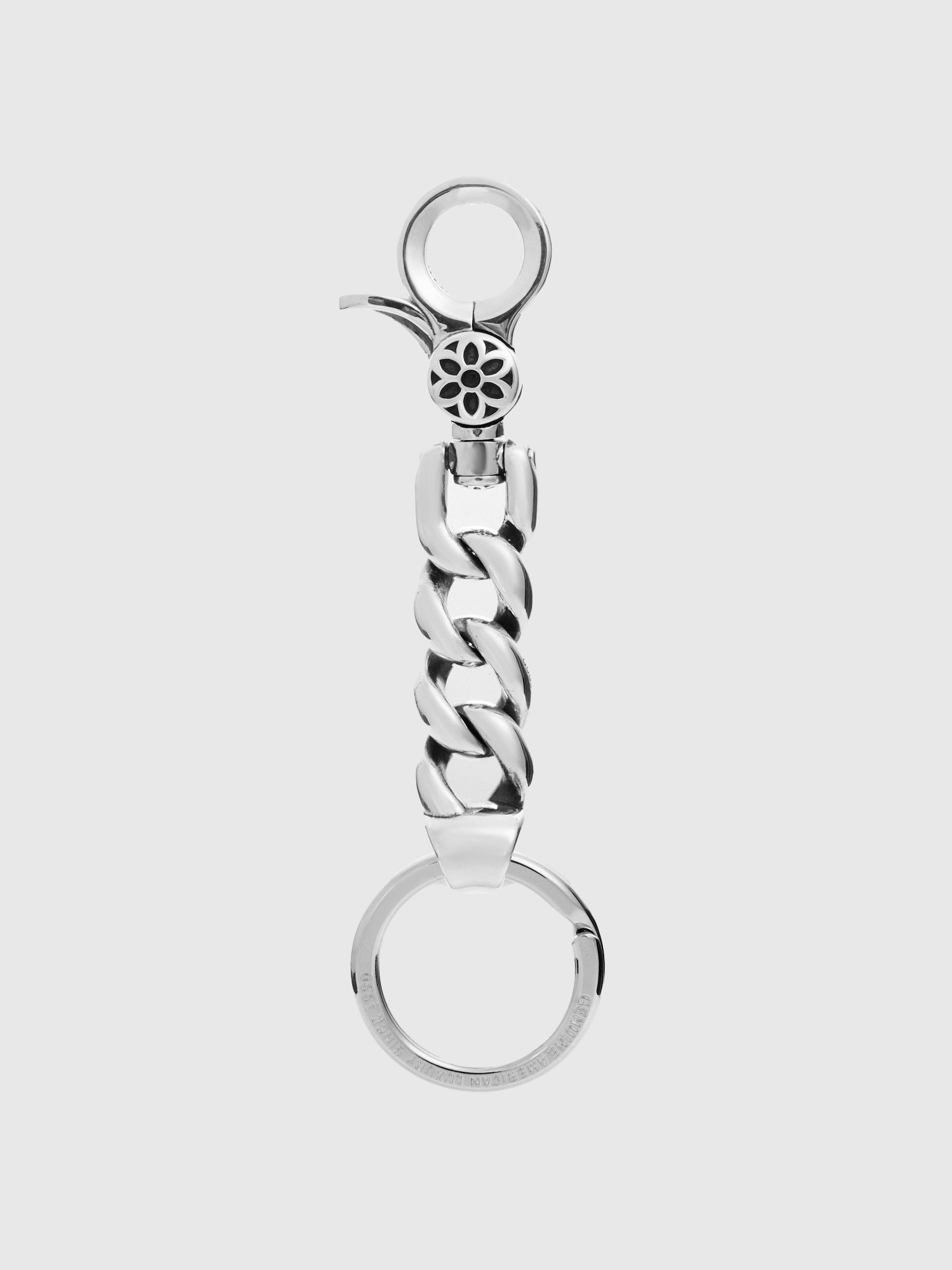 Big Eye Clip 16 Keychain in Sterling Silver - 1