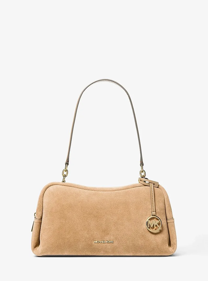 Cecily Medium Suede Shoulder Bag - 1