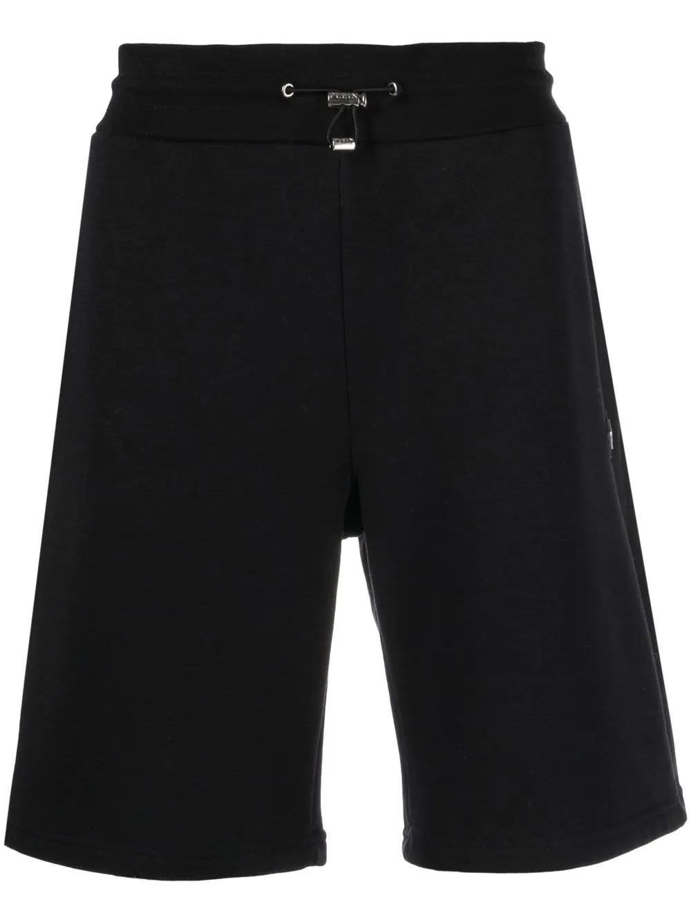 Iconic Plein cotton track shorts - 1