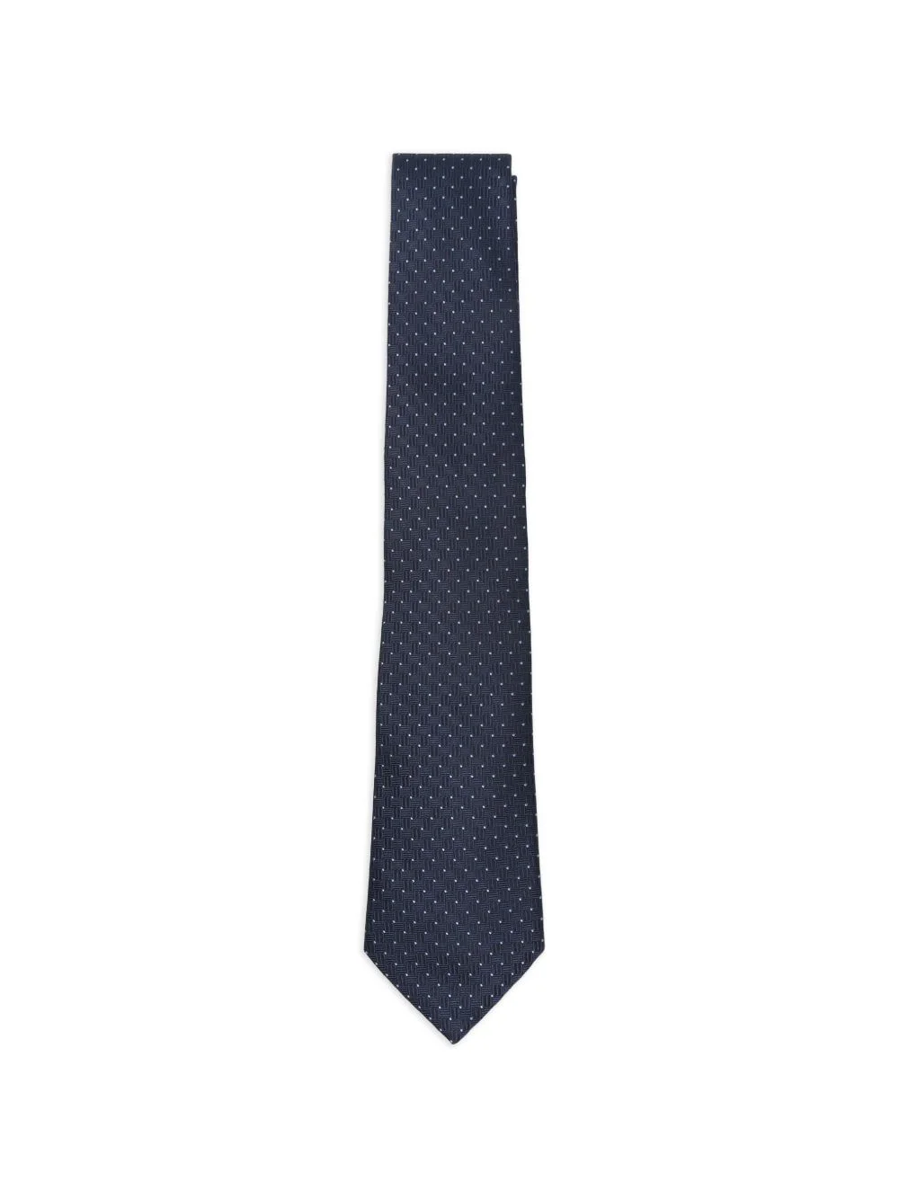 polka-dot basket-weave tie - 1