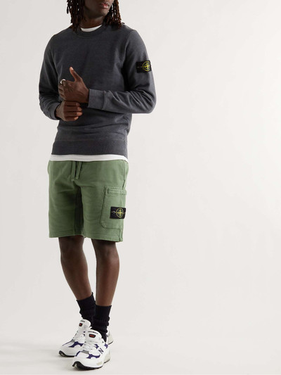 Stone Island Logo-Appliquéd Cotton-Jersey Drawstring Shorts outlook