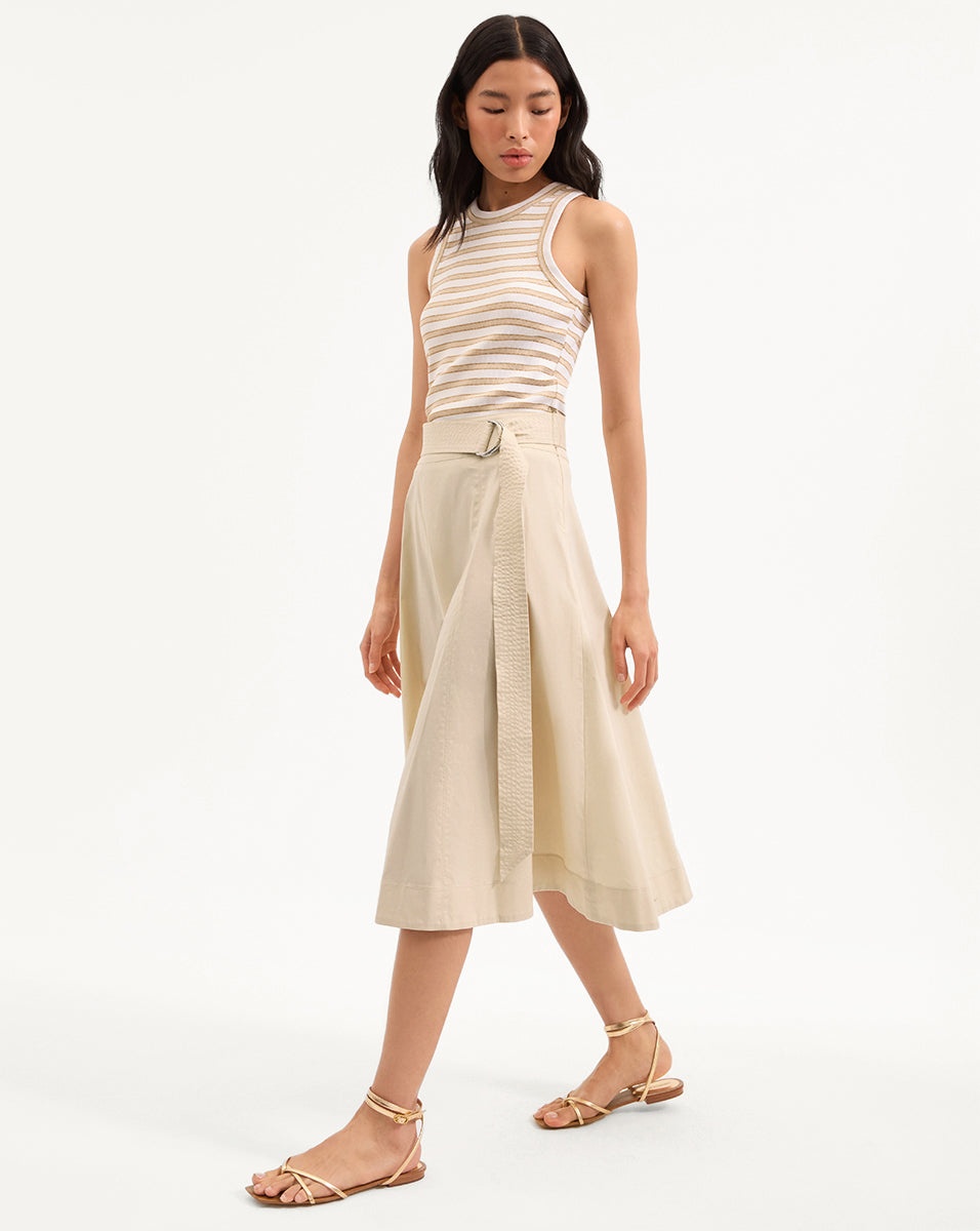 FACIA A-LINE MIDI SKIRT - 4