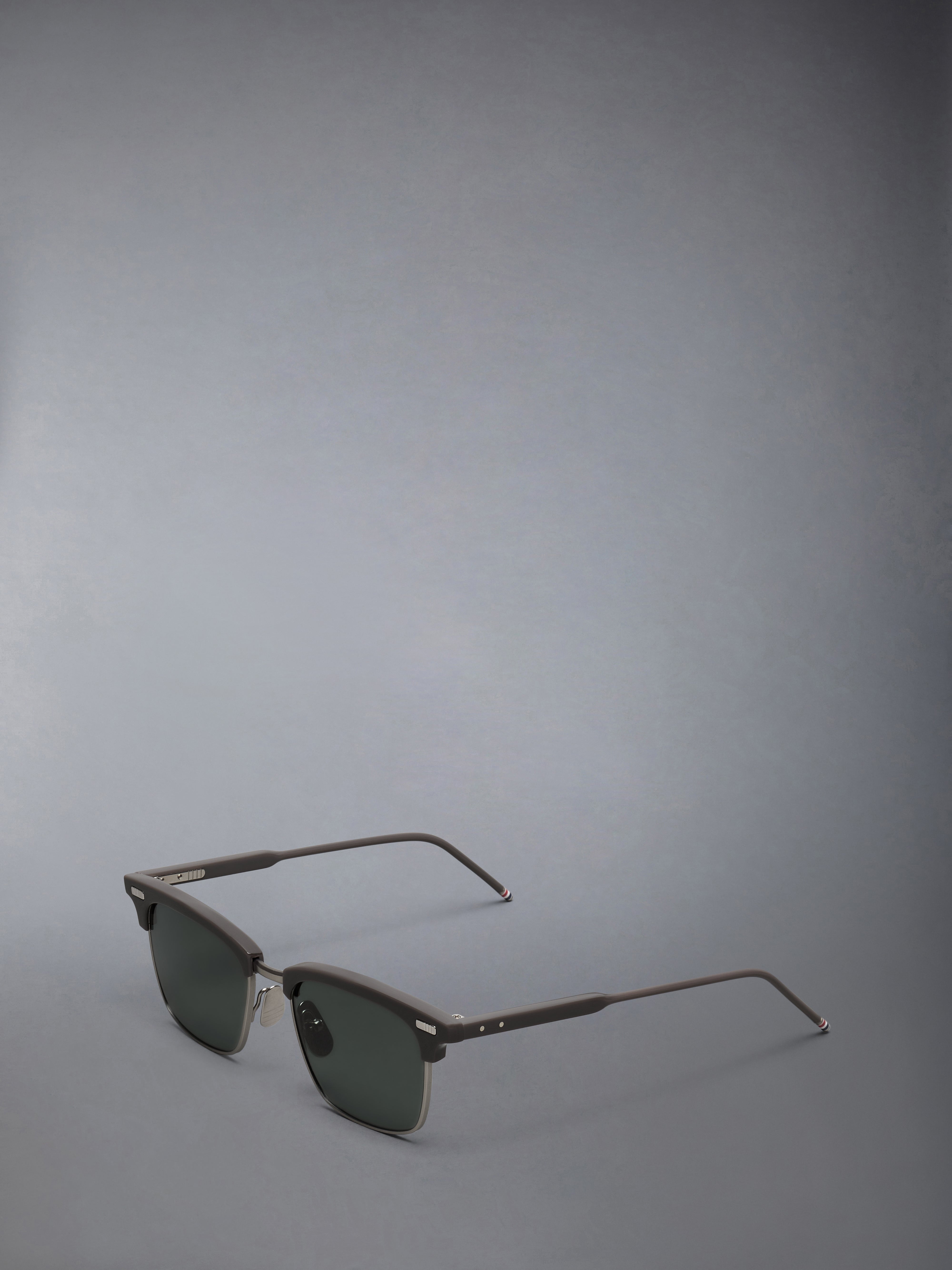 ACETATE AND TITANIUM RECTANGULAR SUNGLASSES - 2