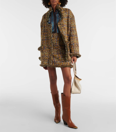 Etro Leather cowboy boots outlook