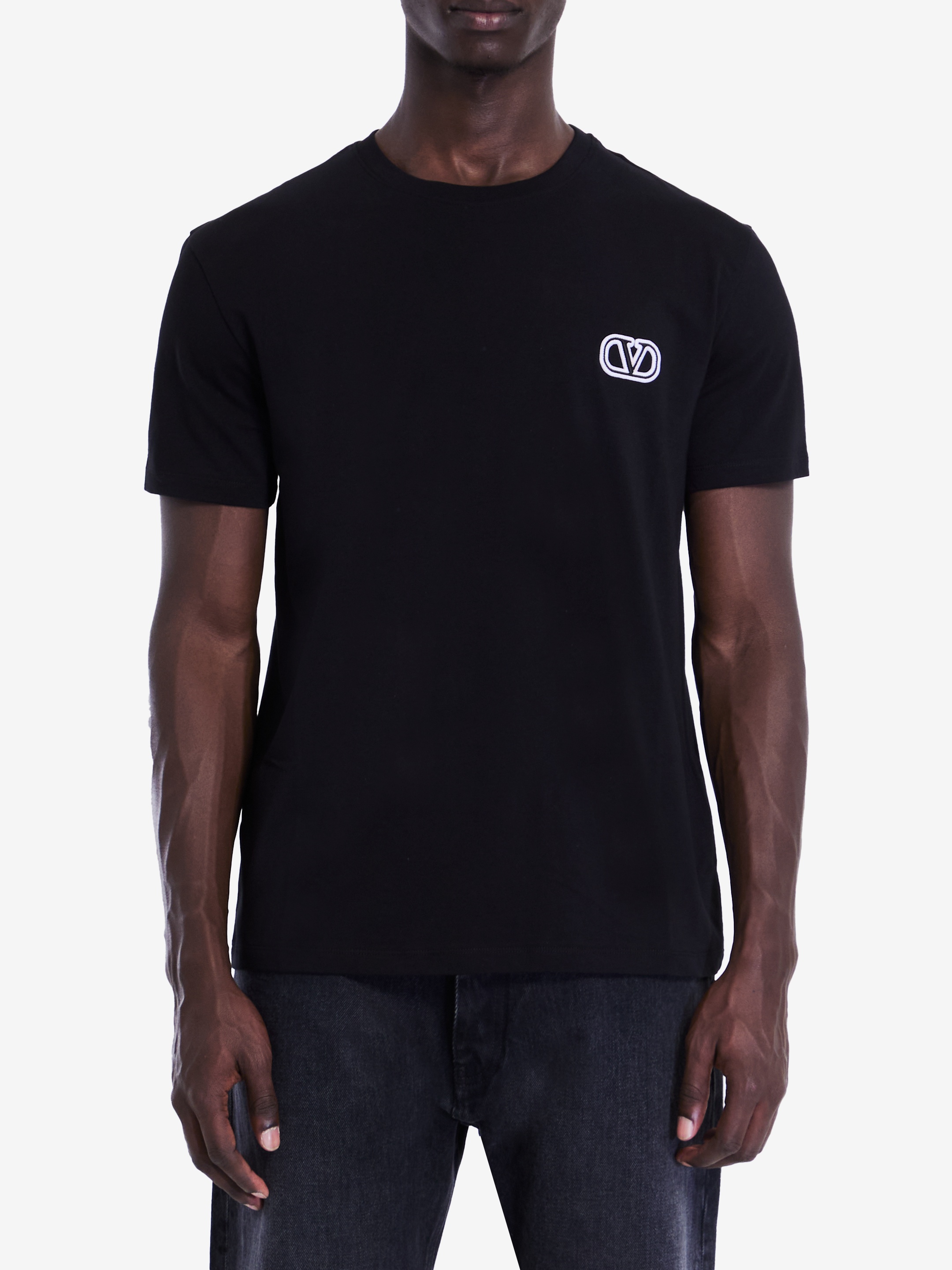 T-shirt with VLogo Signature patch - 1