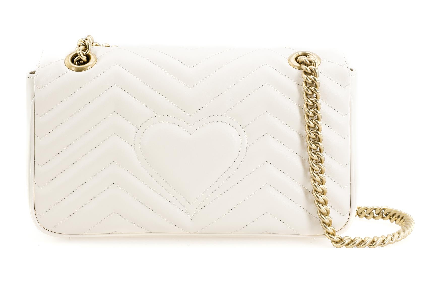 (WMNS) Gucci GG Marmont Small-Sized Single-Shoulder Bag White 443497-DTDIT-9022 - 3