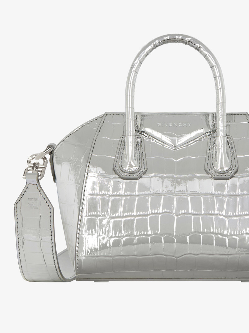 ANTIGONA TOY BAG IN CROCODILE EFFECT LEATHER 7