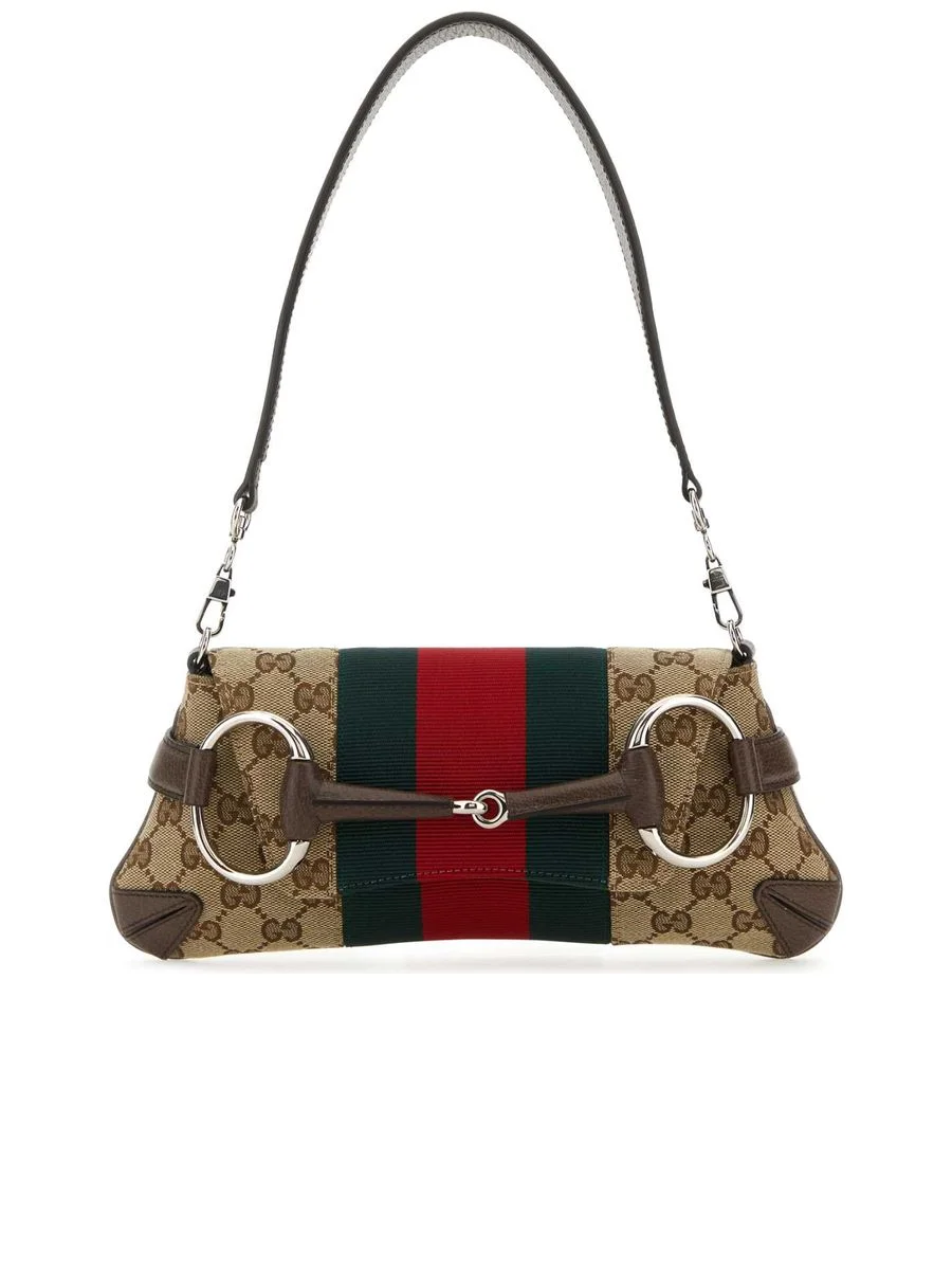 Small Horsebit Chain Shoulder Bag - 1