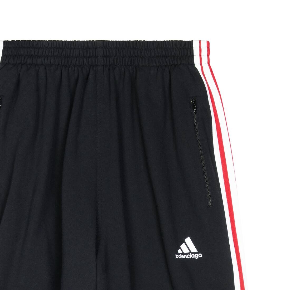 BALENCIAGA Men's Balenciaga / Adidas Baggy Sweatpants in Black