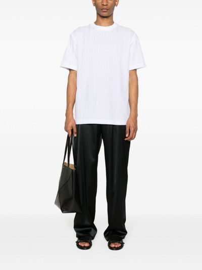 Missoni zigzag-weave knitted T-shirt outlook