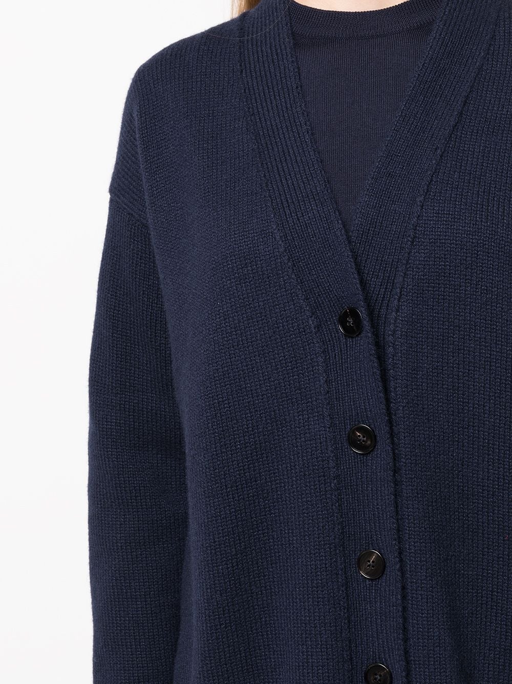 V-neck knitted cardigan - 5