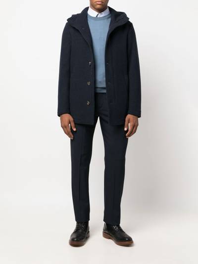 Canali buttoned cashmere coat outlook