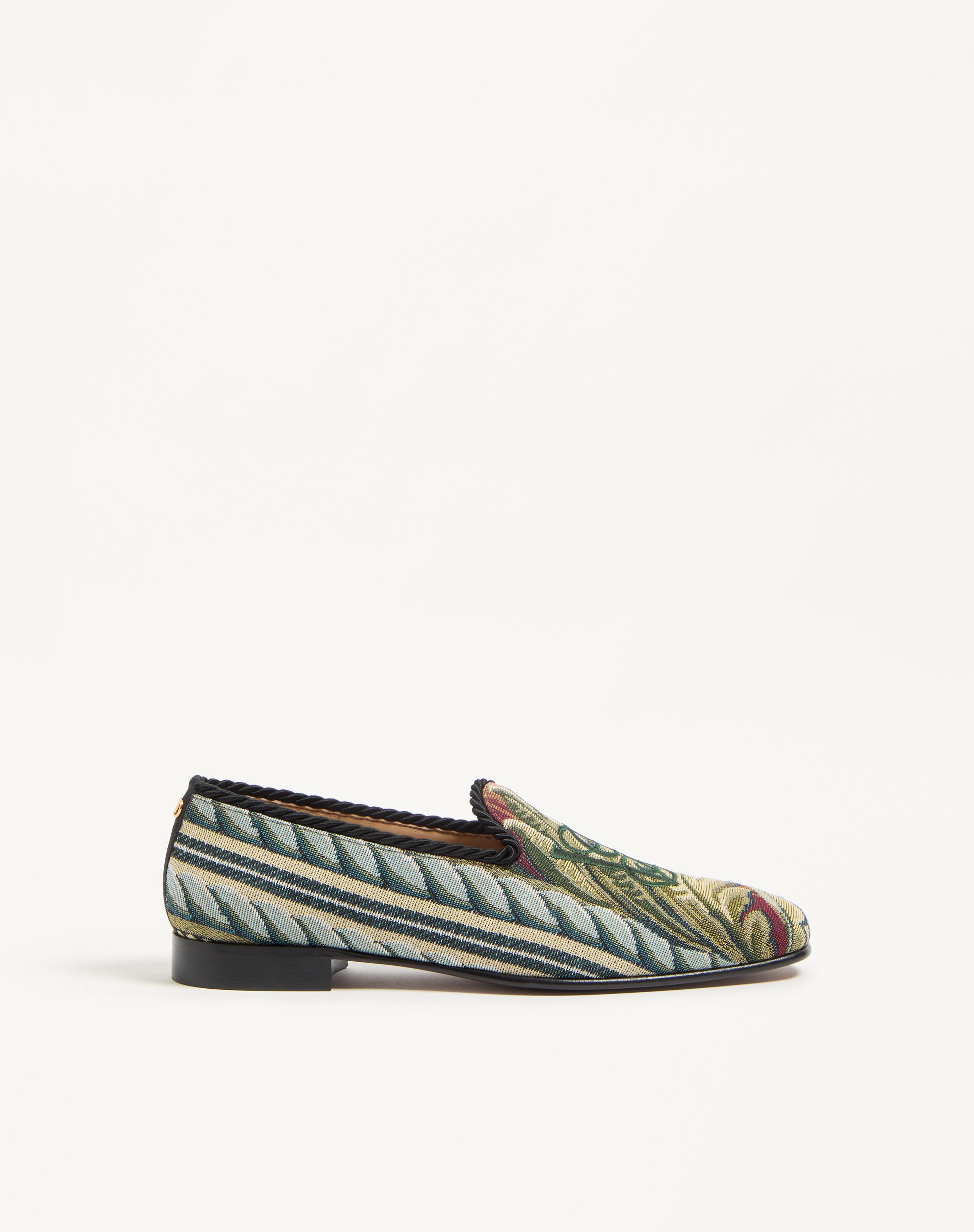 LES ALCÔVETTES MOCCASIN IN GOBELIN FABRIC - 1