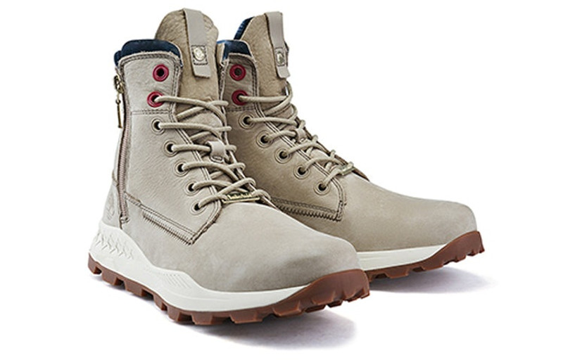 Timberland Timberland Brooklyn Side Zip Wide Fit Boots 'Beige Nubuck' A41AM outlook