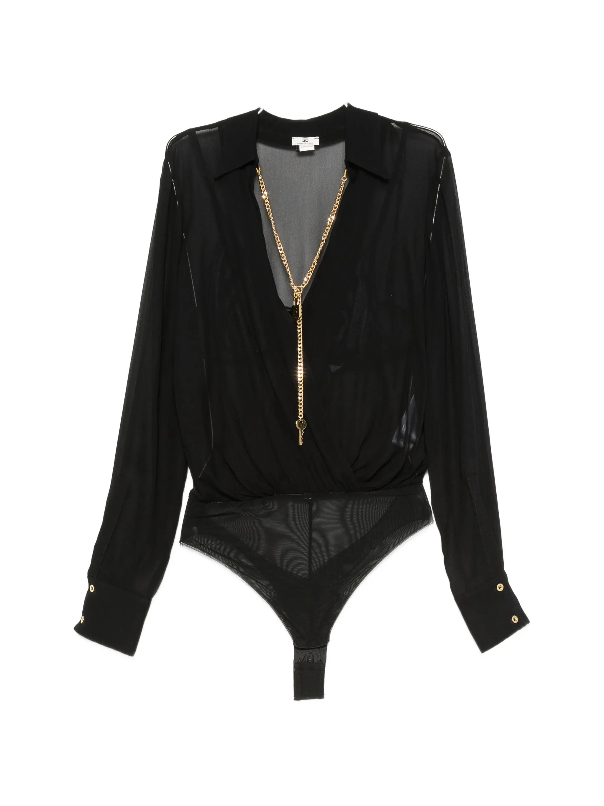 Elisabetta Franchi Wrap-style Long-sleeve Bodie - 1