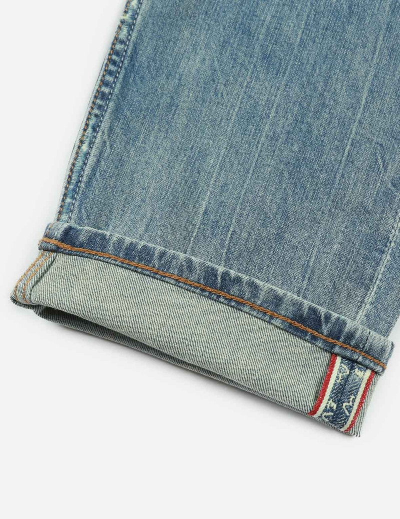 WASHED MULTIPLE DISTRESSED PRINT WITH SPLATTER MARKS CARROT FIT JEANS #2017 12