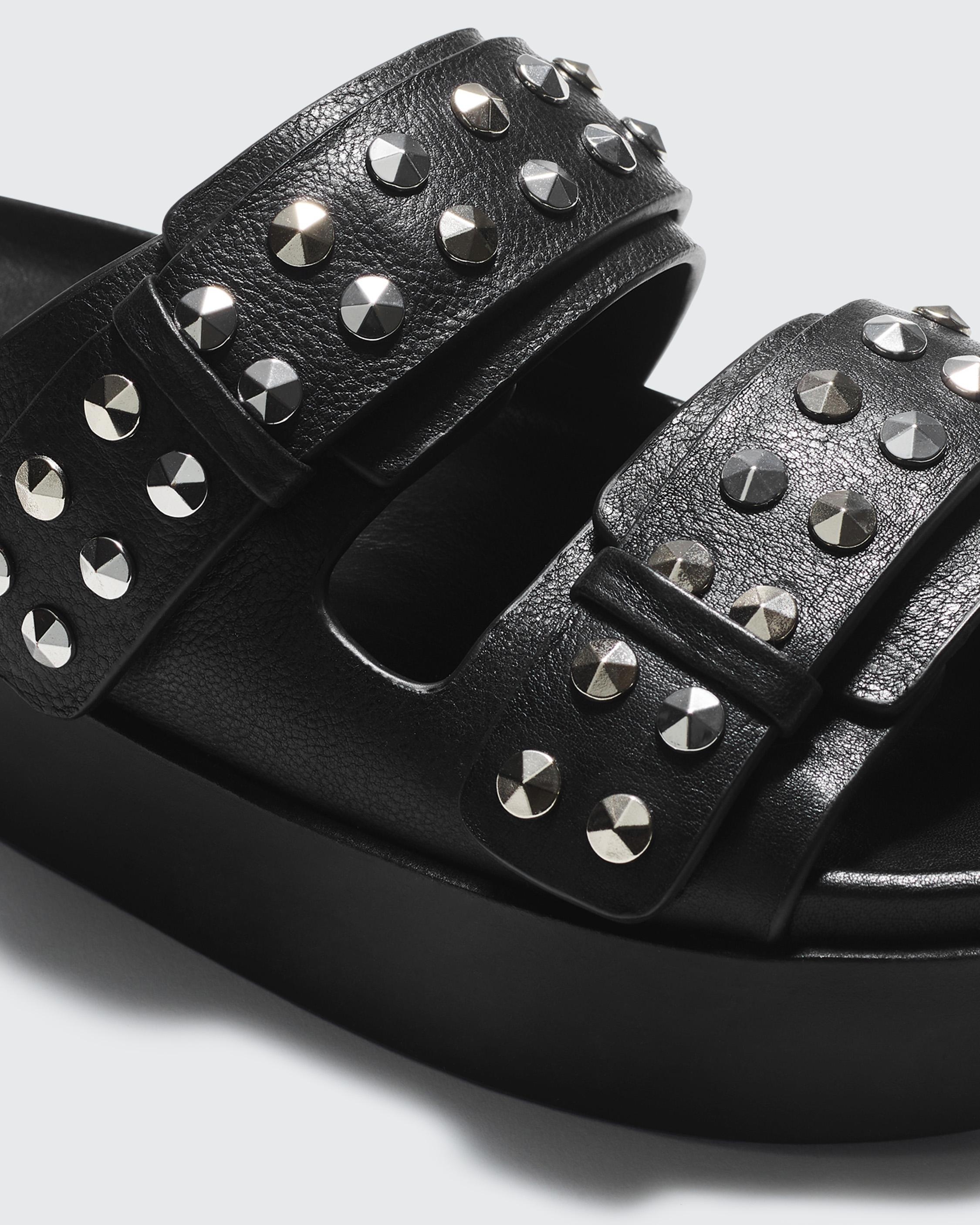 Geo Studded Platform Slide - Leather
Flat Sandal - 7