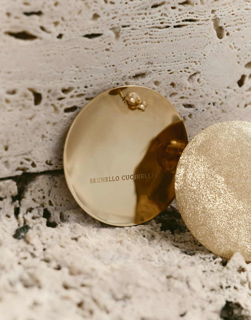 Brunello Cucinelli 18k Gold earrings outlook