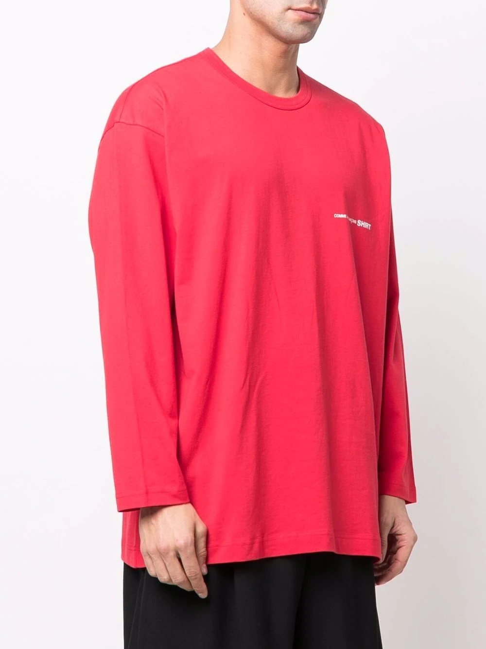chest logo-print jumper - 3
