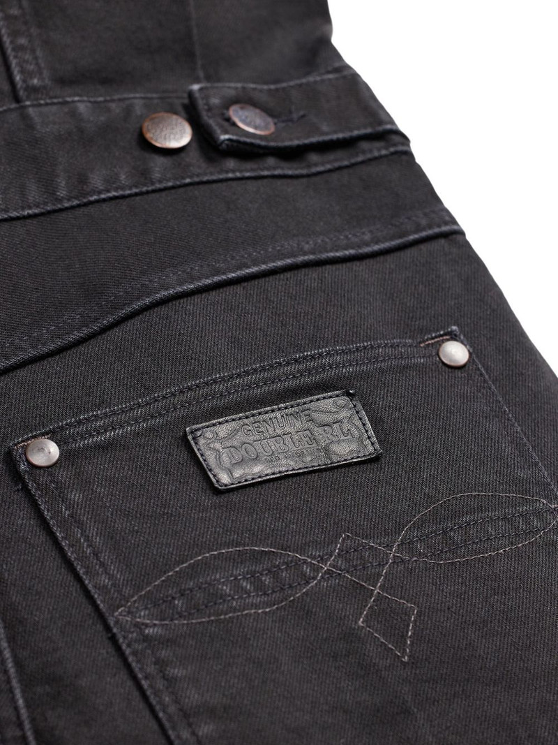 zipped denim jumpsuit 4