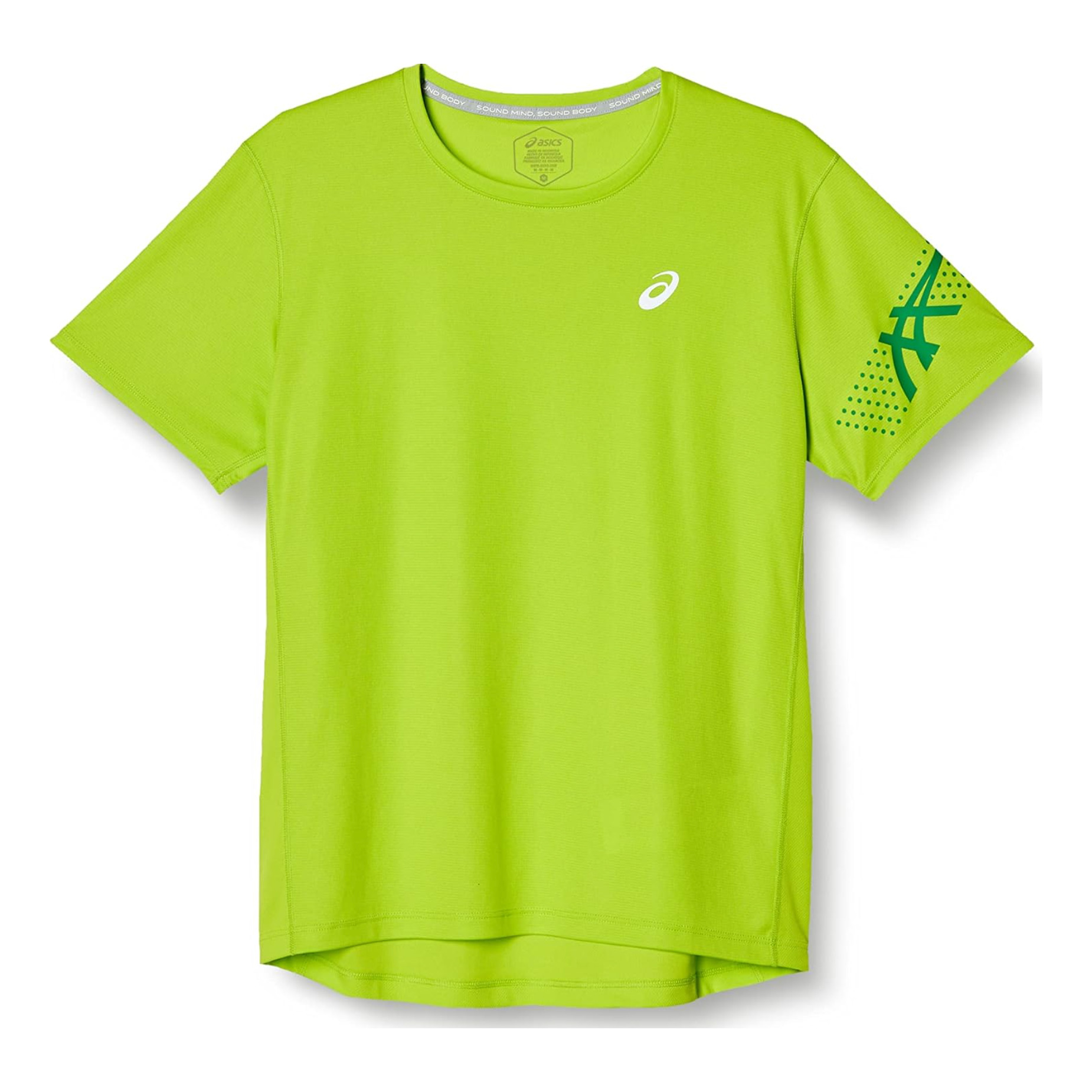 ASICS Icon Short Sleeve Shirt 'Lime' 2011C836-302 - 1