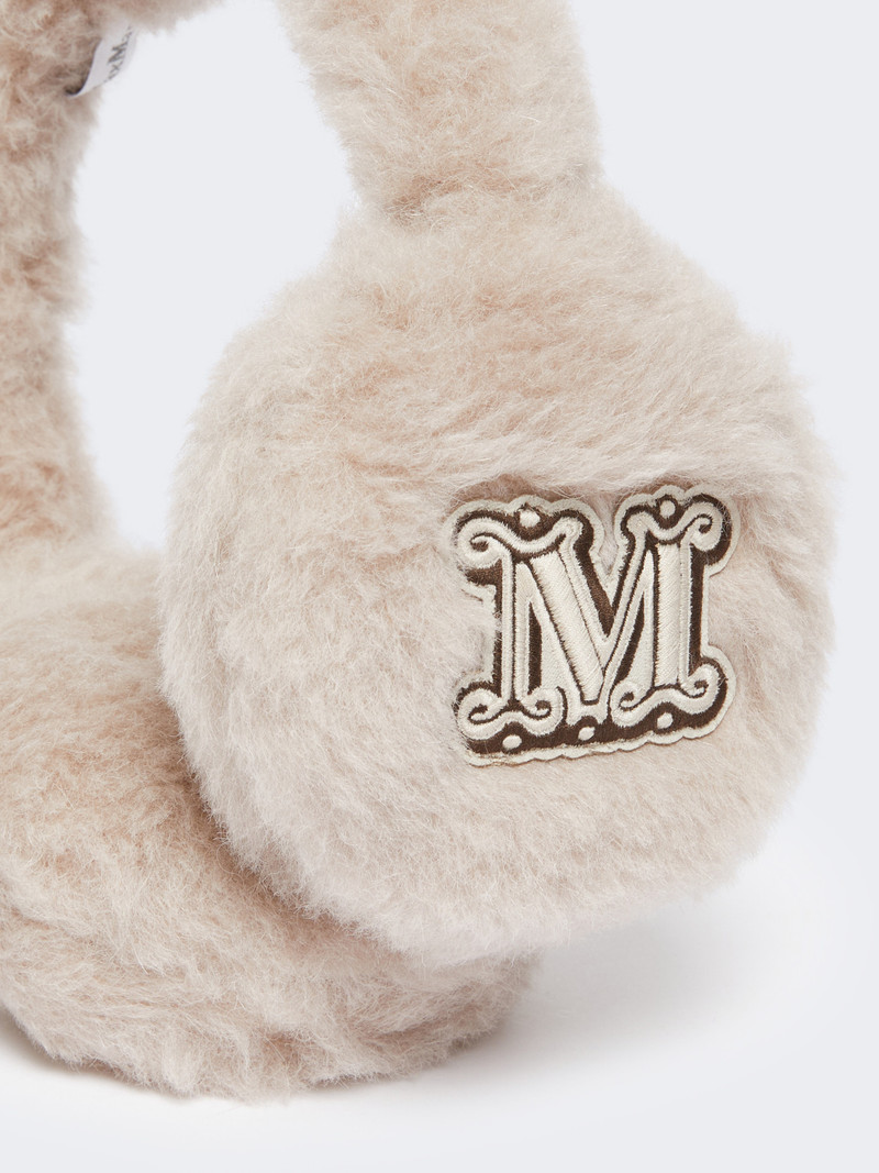 MUFFY1 Alpaca and wool Teddy fabric earmuffs 3
