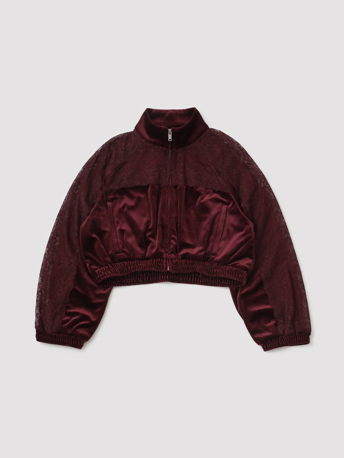 VELOUR TRACK JACKET - 1