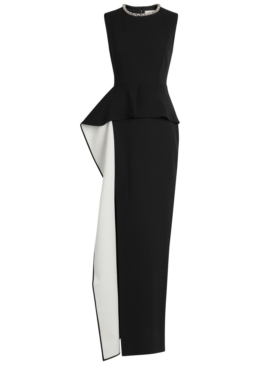 Roland Mouret Waist Drape Crepe Gown - 1