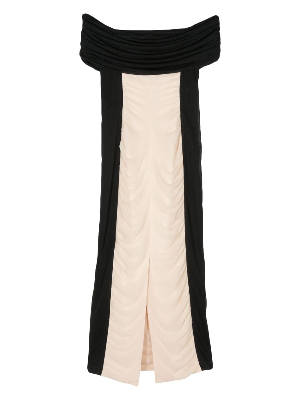 ruched maxi dress - 2