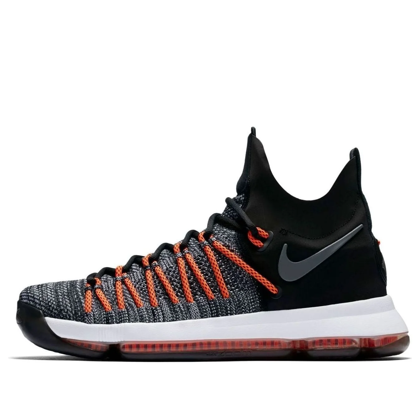 Nike KD 9 Elite 'Dark Grey Hyper Orange' 878637-010 - 1