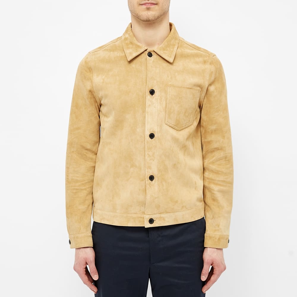 AMI Suede Shirt Jacket - 4