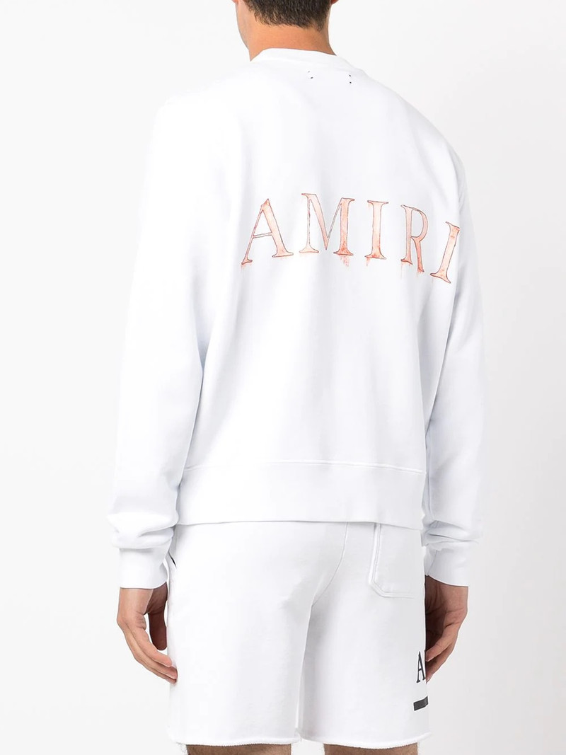 logo-lettering sweatshirt 4
