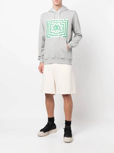 Comme des Garçons SHIRT graphic-print drawstring hoodie outlook