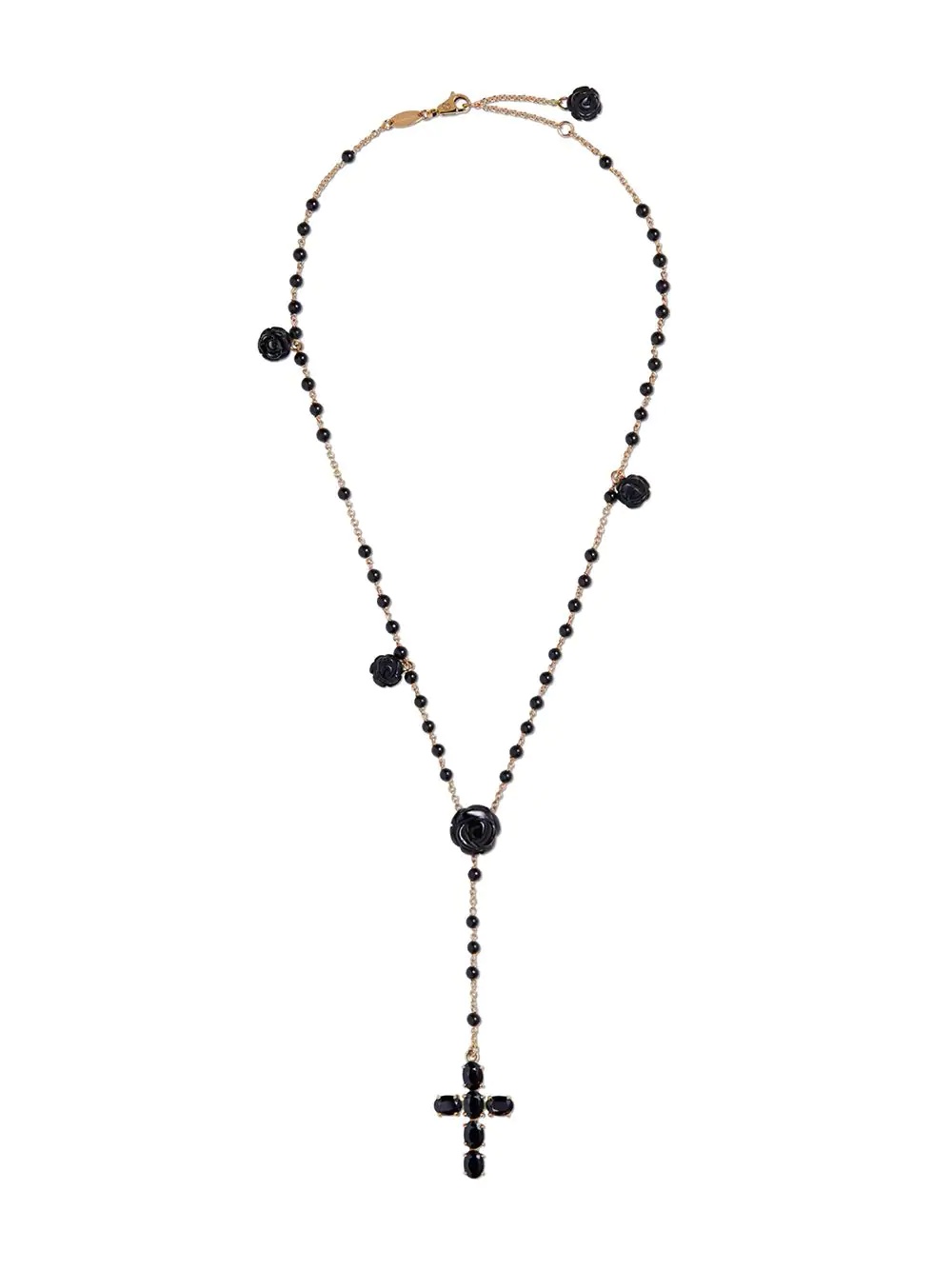 18kt yellow gold sapphire Tradition rosary necklace - 1