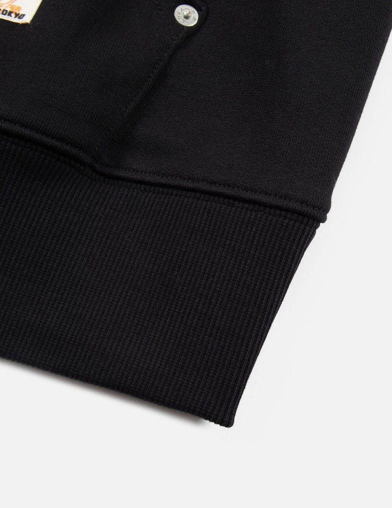 PEEPING GODHEAD PATTERN SEAGULL PRINT LOOSE FIT HOODIE 9