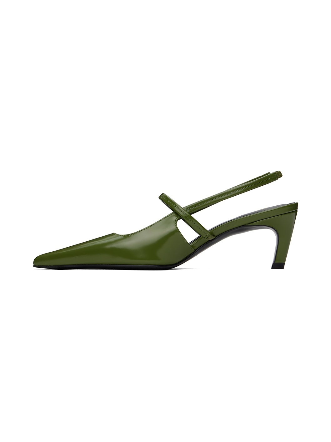 Green 'The Sharp Slingback' Heels - 3