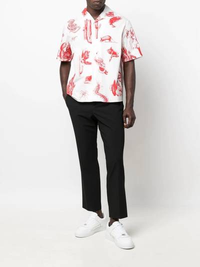 Neil Barrett graphic-print short-sleeve shirt outlook