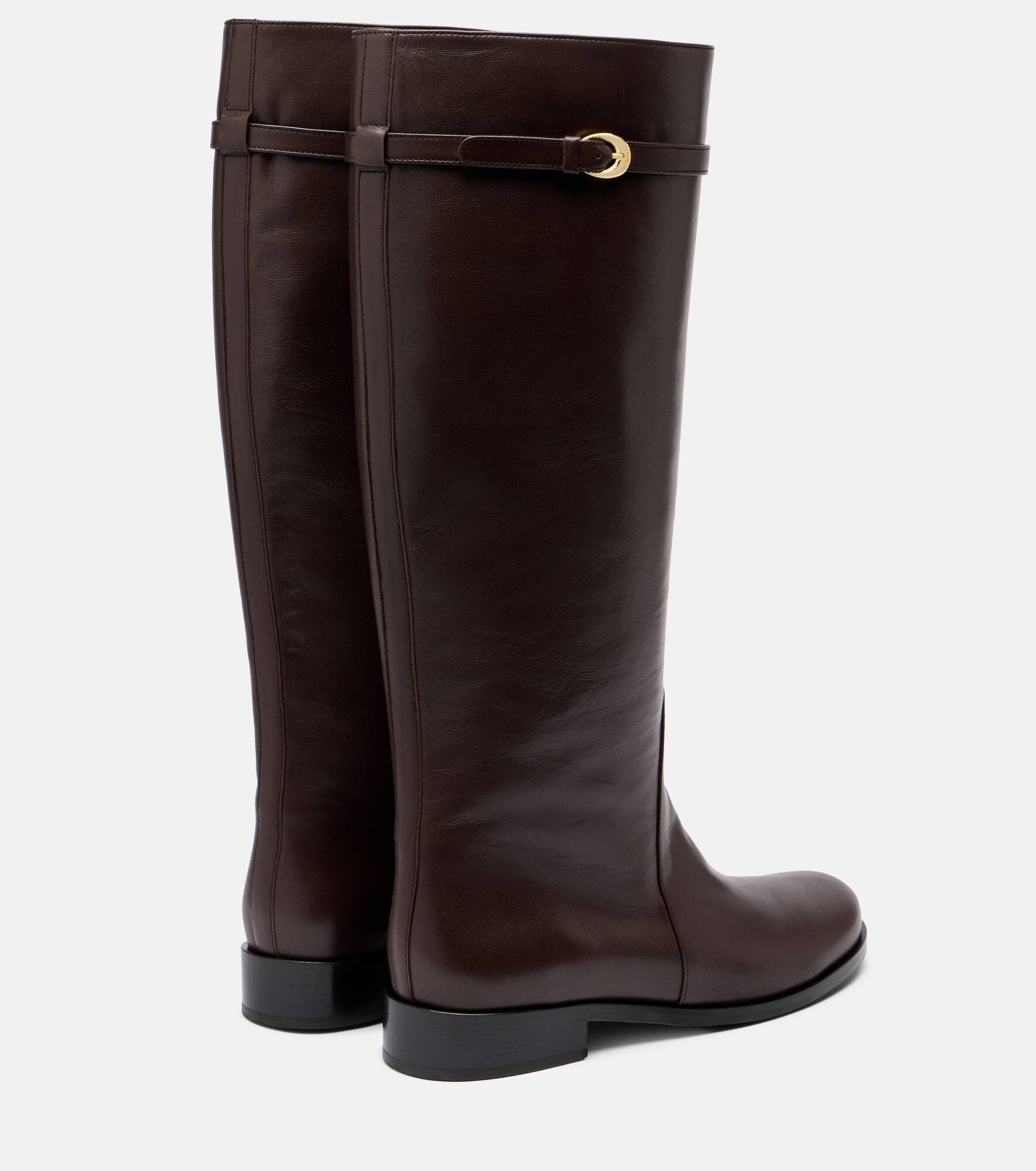 Harlow leather knee-high boots - 2