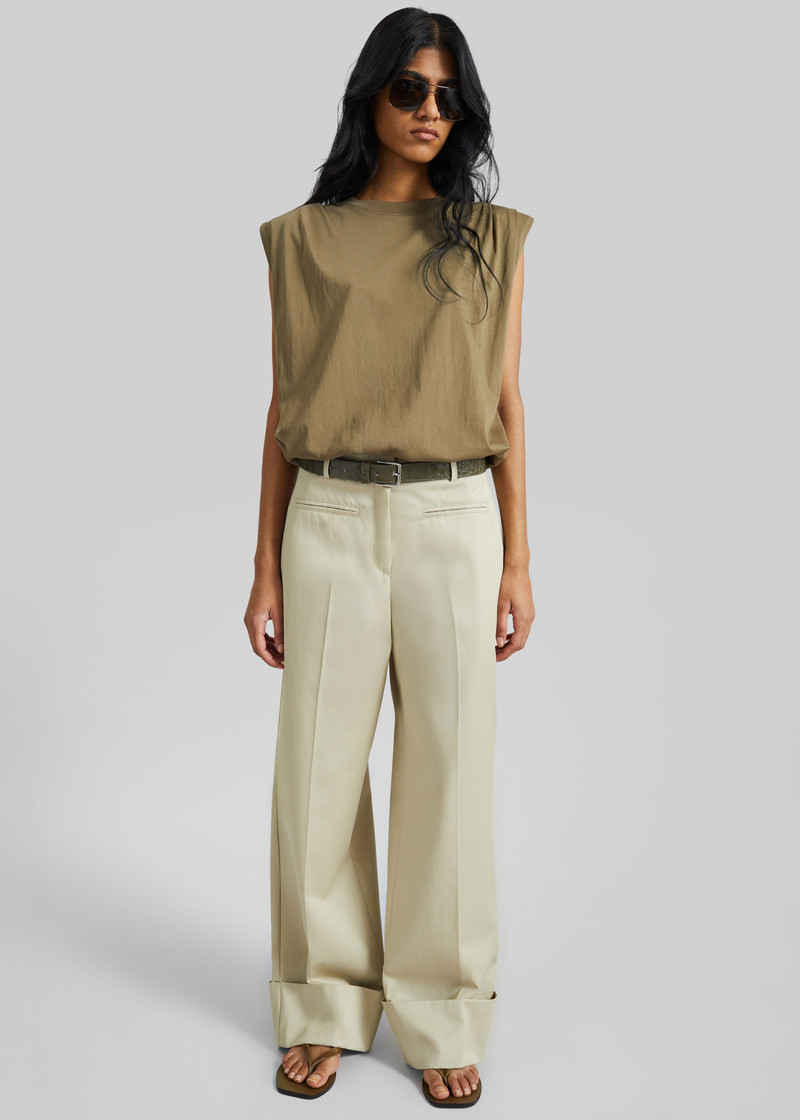 Alvor Padded Balloon Top - Olive 6